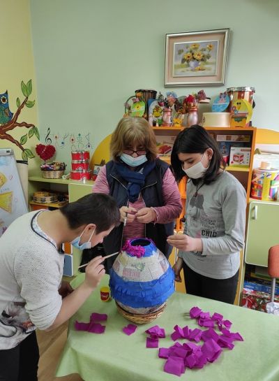 Великденска украса на ЦСОП "Стефан Василев"  - ЦСОП Стефан Василев - Свиленград